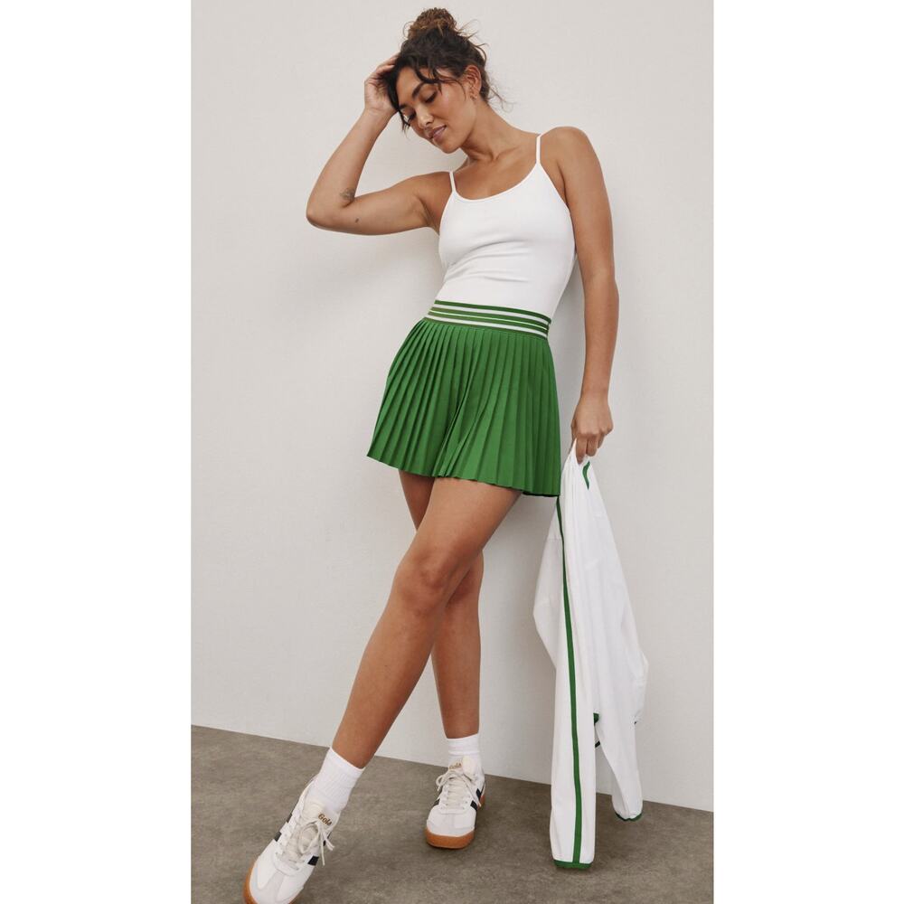 Beyond Yoga Vibrant Green Mini Skirt